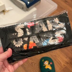 Loungefly Star Wars Black Floral Wallet